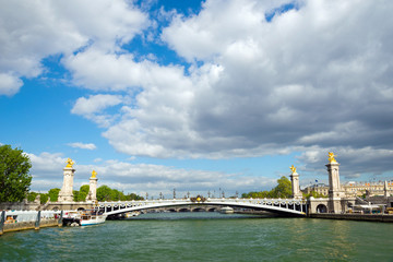 Fototapeta na wymiar Pont Alexandre