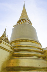 Phra Sri Rattana Chedi at Grand Palace in Bangkok, Thailand