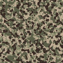 Seamless digital universal camo vector