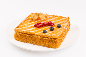 cake from flaky pastry