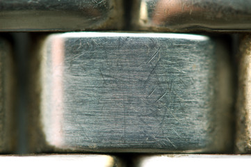 Old metal. Steel background. Macro