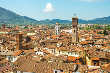 Naklejka premium City of Lucca