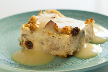 Bread Pudding with Custard Sauce