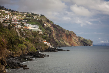 Coastline near Ribeira Brava (Madeira, Portugal)