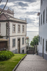 old historic town center of Funchal, Madeira island, Portugal.