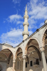 Fototapeta na wymiar Moquée Bleue d'Istanbul