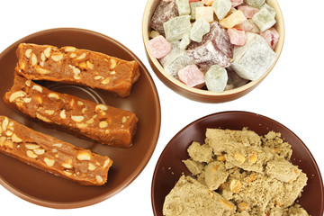 East sweets - halva, sherbet and Turkish delight