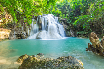 Beautiful waterfall in Thailand - 64452086