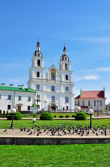 Fototapeta na wymiar Minsk cathedral