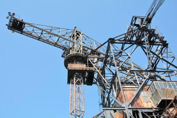 Naklejka premium gigantischer Bagger in Ferropolis