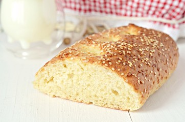 Хлеб с кунжутом