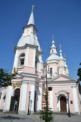 Fototapeta premium St. Andrew's cathedral in St. Petersburg