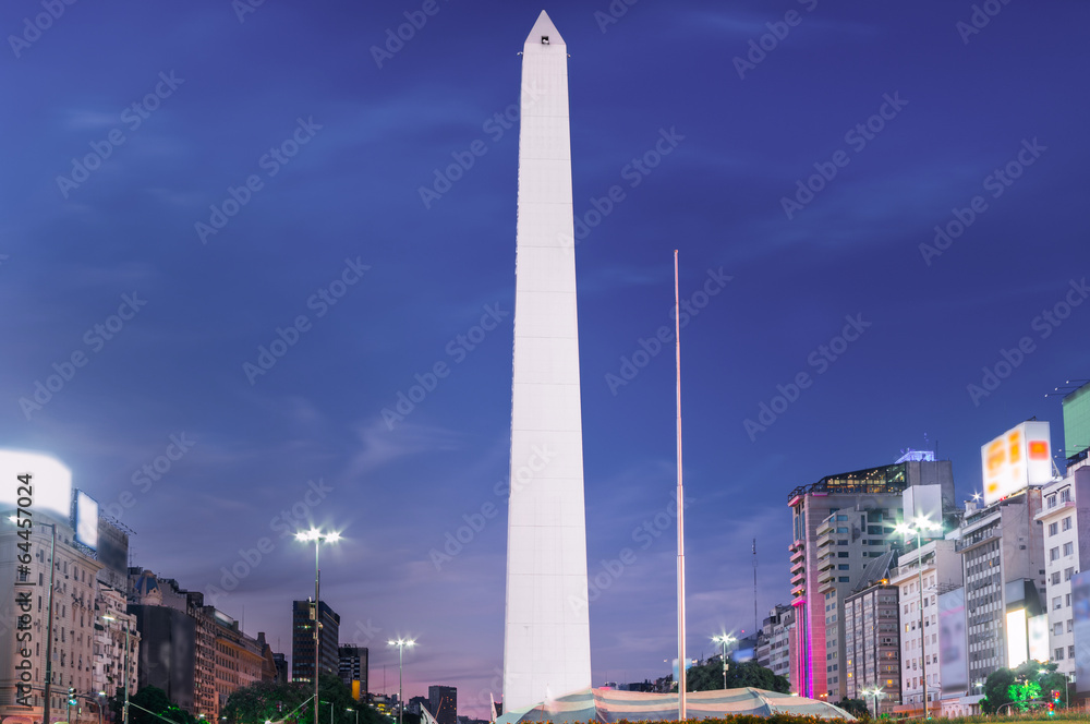 Wall mural buenos aires obelisk, capital city of argentina