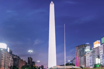 Foto op Canvas Obelisk van Buenos Aires, hoofdstad van Argentinië © alex_black