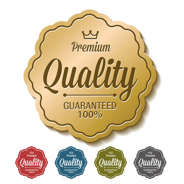Premium quality guaranteed golden