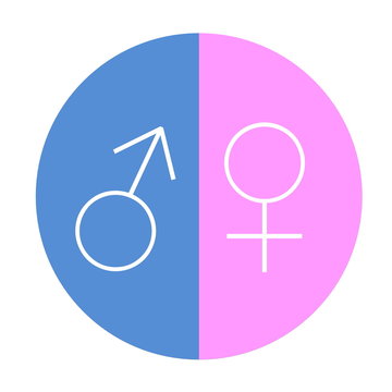 Male female equality circle