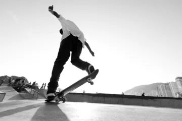 Rolgordijnen Radical Skate - skateboarding © willbrasil21