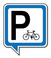 Logo parking vélo.