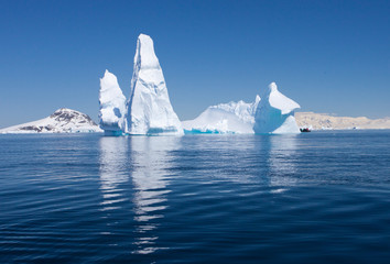 Beautiful reflection of Iceberg, Antarctica
