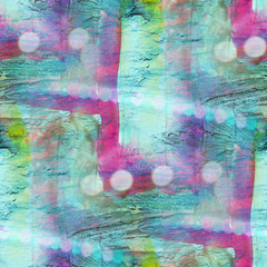 Fototapeta premium colorful pattern water texture green, purple paint abstract seam