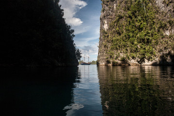 Fototapeta na wymiar Indonezyjski Lagoon 2