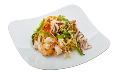 Asian seafood salad