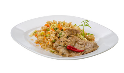 Fried rice with pork