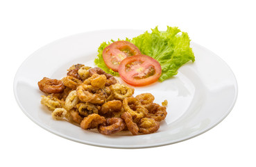 Fried squid rings