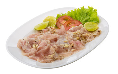 Swordfish carpaccio