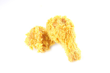fried chicken of isolated.