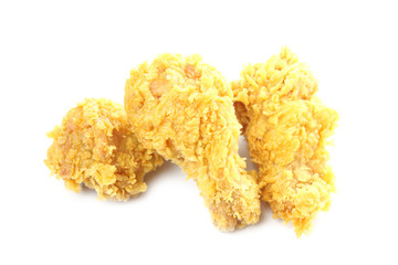 fried chicken of isolated.