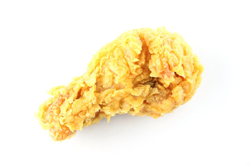 fried chicken of isolated.