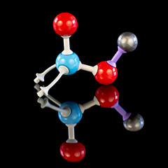 Potassium Nitrate molecule model