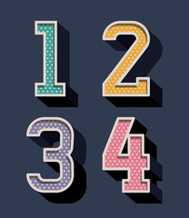 Numbers design
