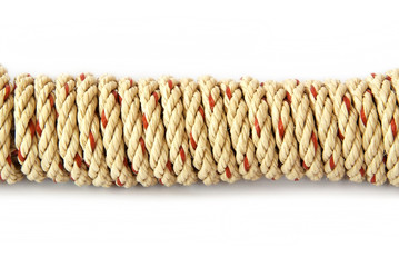 white coil rope