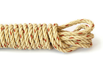 white coil rope