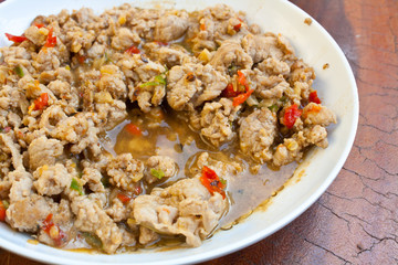 Stir Fried Pork with Holy Basil