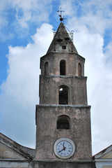 Fototapeta na wymiar Bell tower of the church