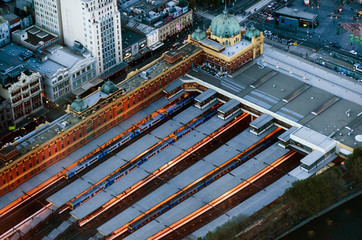 Flinders Street Station  - Melbourne © Rafael Ben-Ari