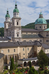 Obraz premium The Basilica of St. Peter in Salzburg