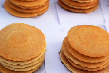 pancake snack in the market