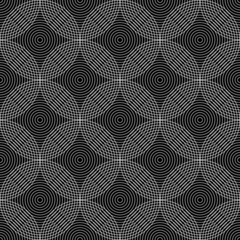 Seamless geometric circles pattern.