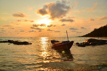 Twilight Sunset on Beach