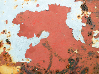 Rusty Texture of a Metal Spatula
