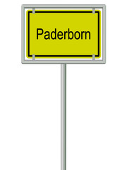 Paderborn - Ortsschild