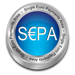 SEPA - Single Euro Payments Area - Button