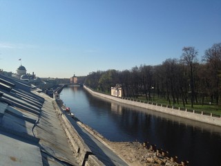 Naklejka premium Вид с крыши