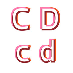 Abstract vector alphabet