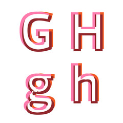 Abstract vector alphabet