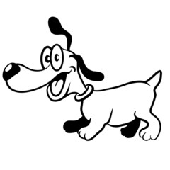 hund fröhlich lustig